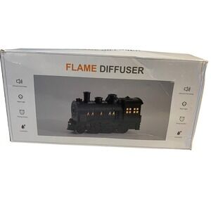 Train Steam Locomotive Flame Diffuser Ultrasonic Humidifier Black YX-2100 300ml